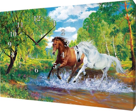 Часы на холсте 40х50 У290
